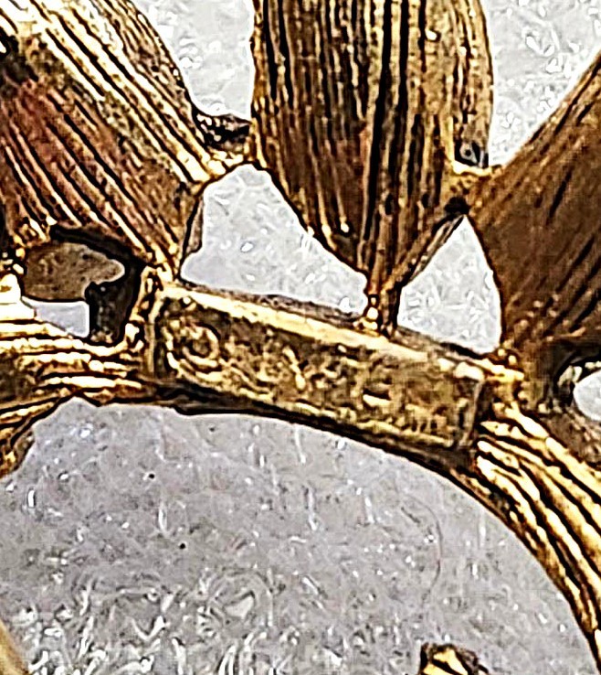 Beautiful Multi Bronze AB Golden Rhinestone Estate Sale Brooch Pin – Vintage