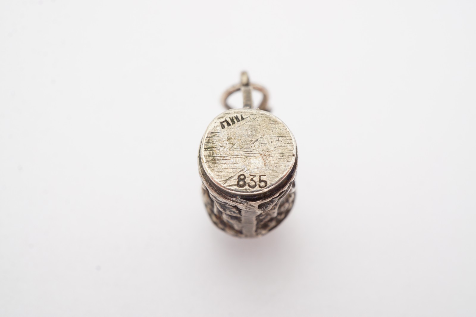 Vintage 835 Silver Beer Stein Charm Articulating