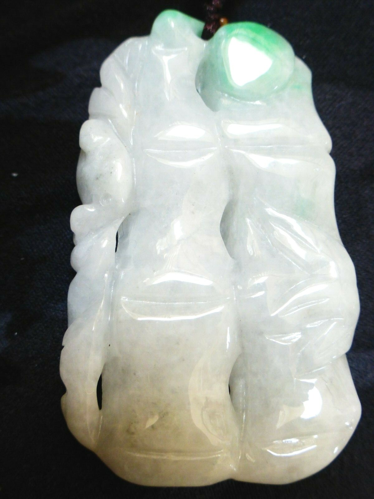Chinese Natural Carved Jade Pendant