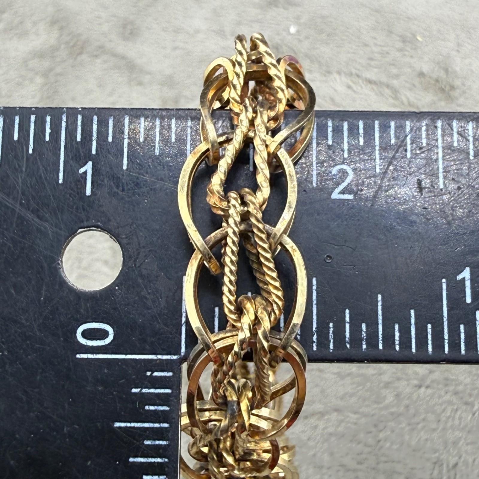 Vintage Gold Filled Bracelet Chain 17.2 Grams 6.5”