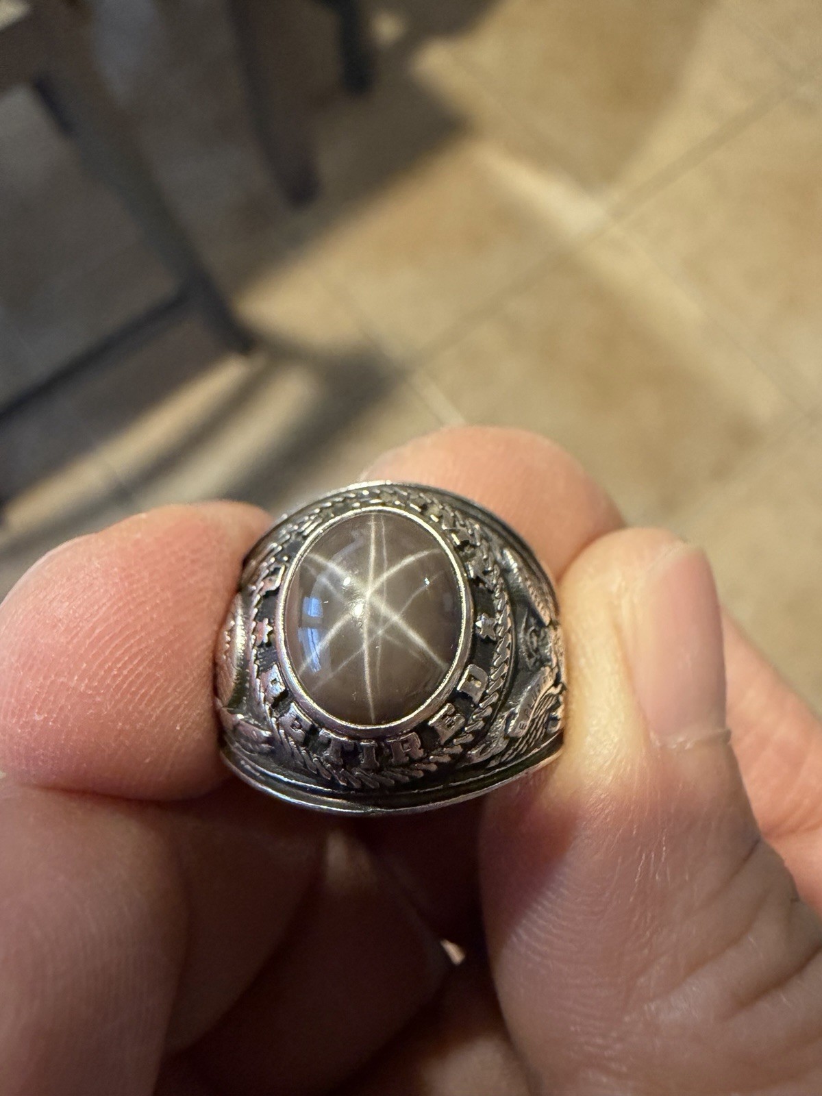Vintage Military Us Army Returned Class Ring ( 10.4% Palladium)