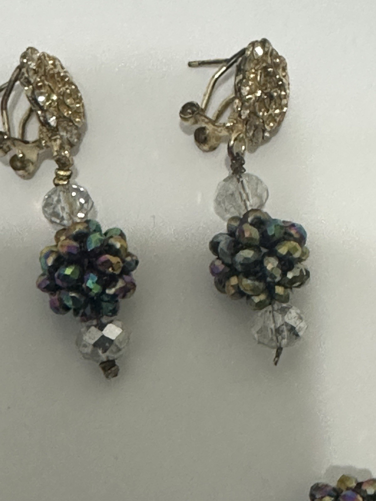 Boho Jewelry, 4 Pieces Beautiful Multicolored Sparkling Beads- 17″ Long