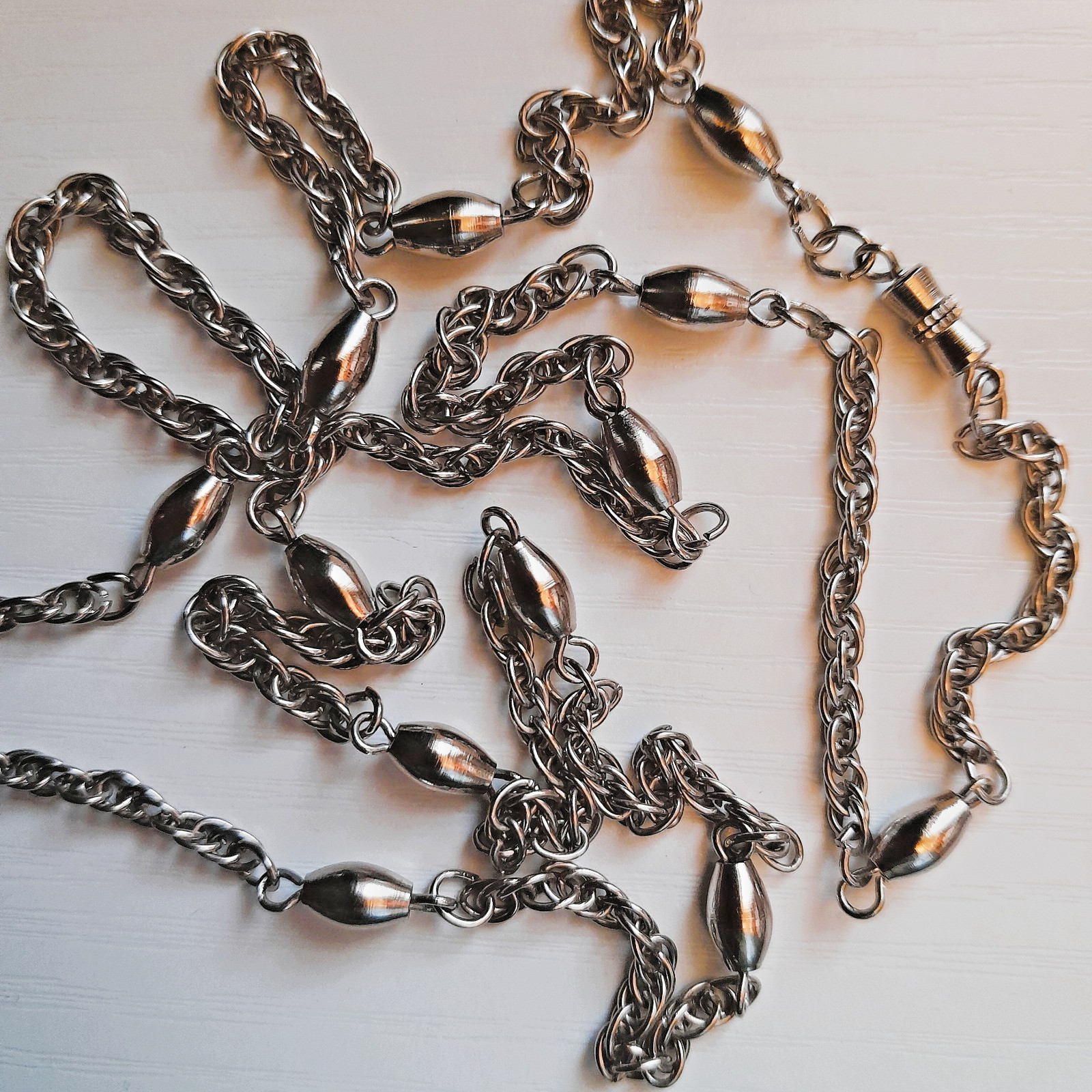 Vintage UNCAS 12K Gold Filled Pendant Necklace Hand Painted Porcelain 80cm Chain