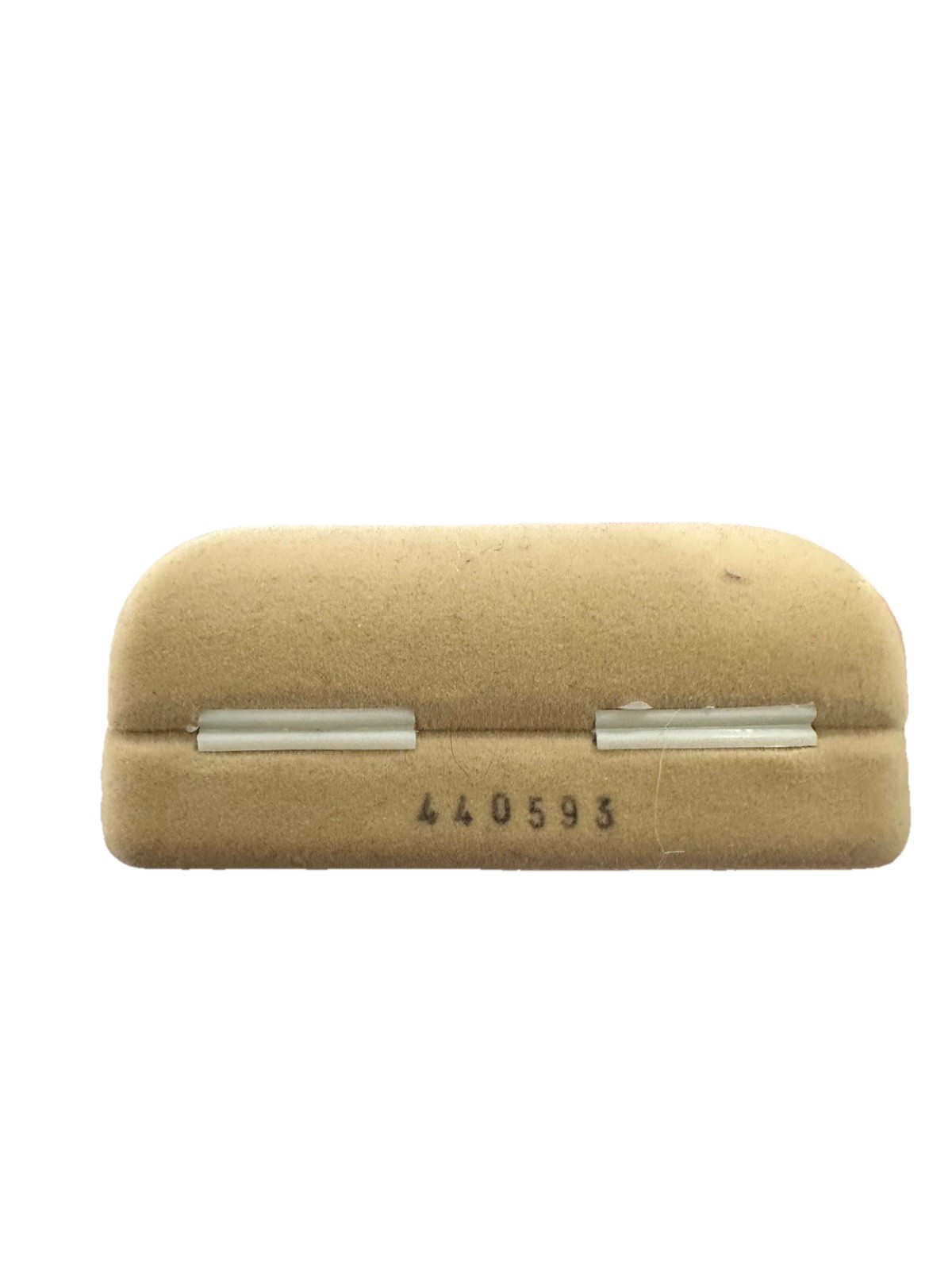 Vintage AVON Gold Tone Rhinestone Open Floating Heart Pendant Necklace w/ Box