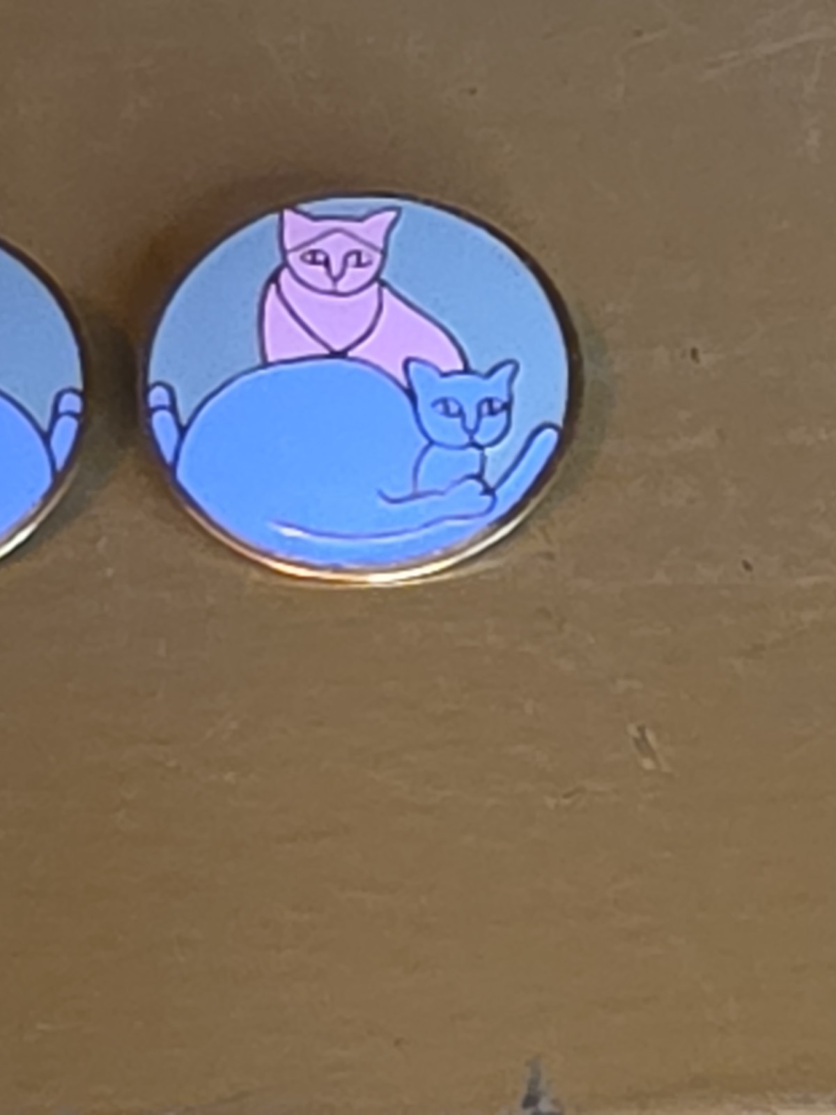 1980s Earrings Cats Meow
