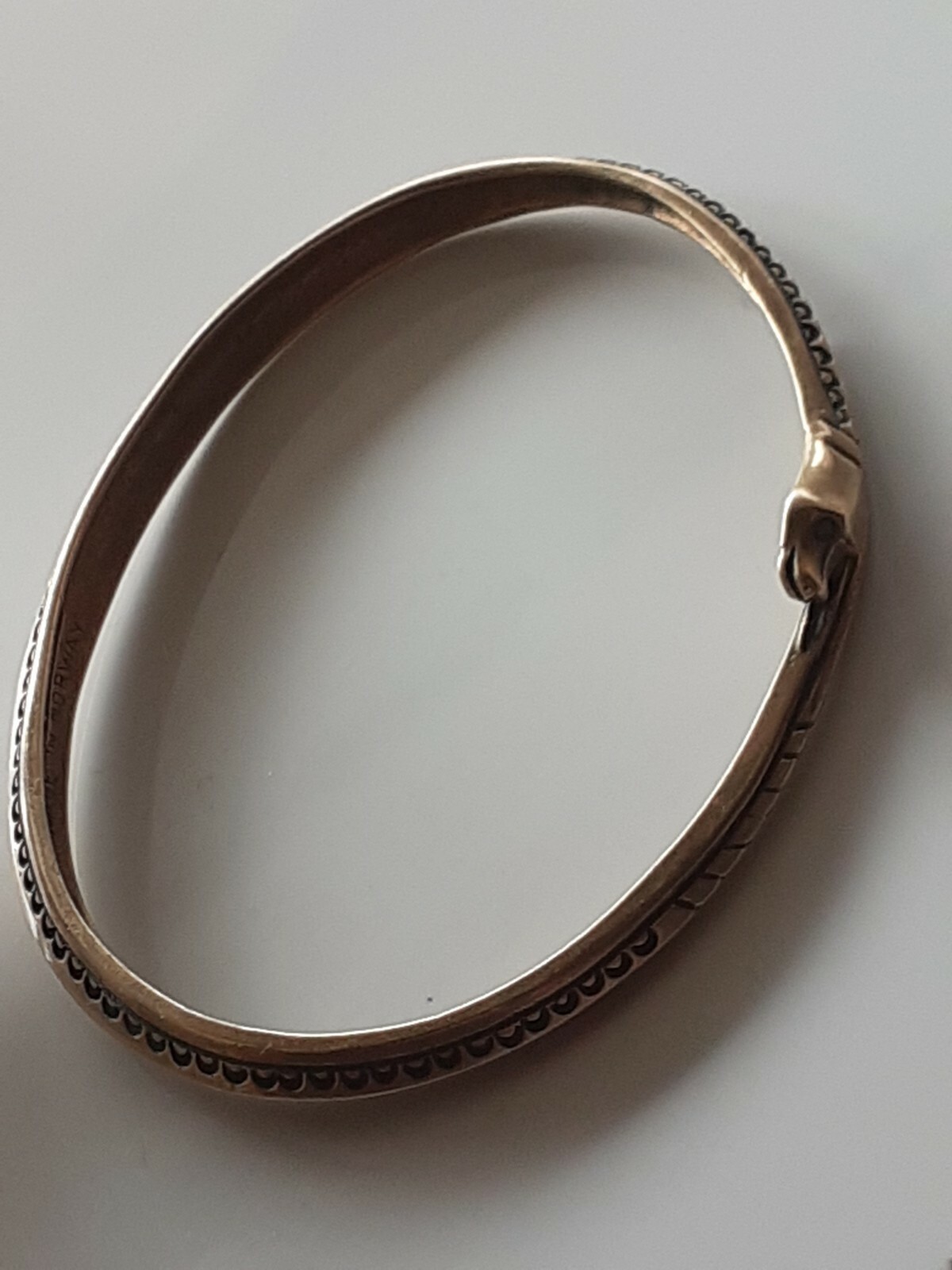 NORWEGIAN SIGMUND ESPELAND DESIGN BRONZE SNAKE ARMRING NORWAY EH