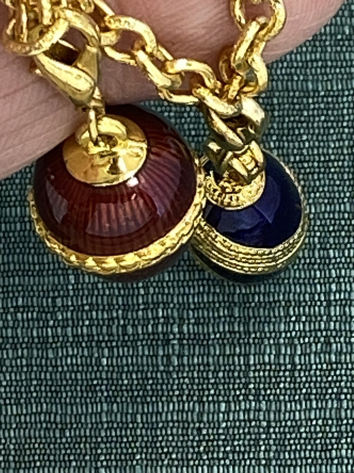 I Am Edgar Berebi Thé 3 Wishes Charm Necklace Just Found 1998 Vintage Jewelry