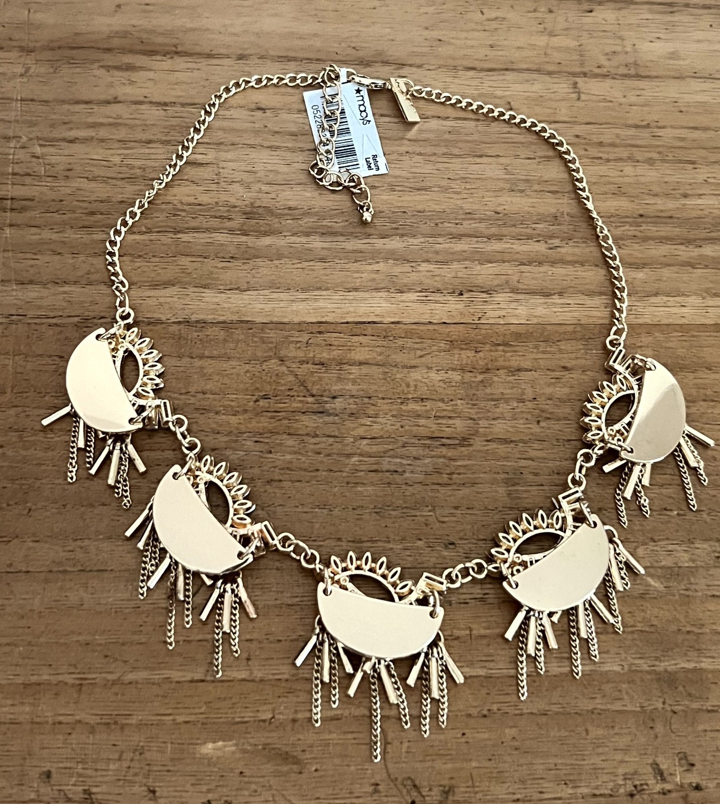 Vintage M. Haskell for INC earrings BN plus other necklace Runway Statement