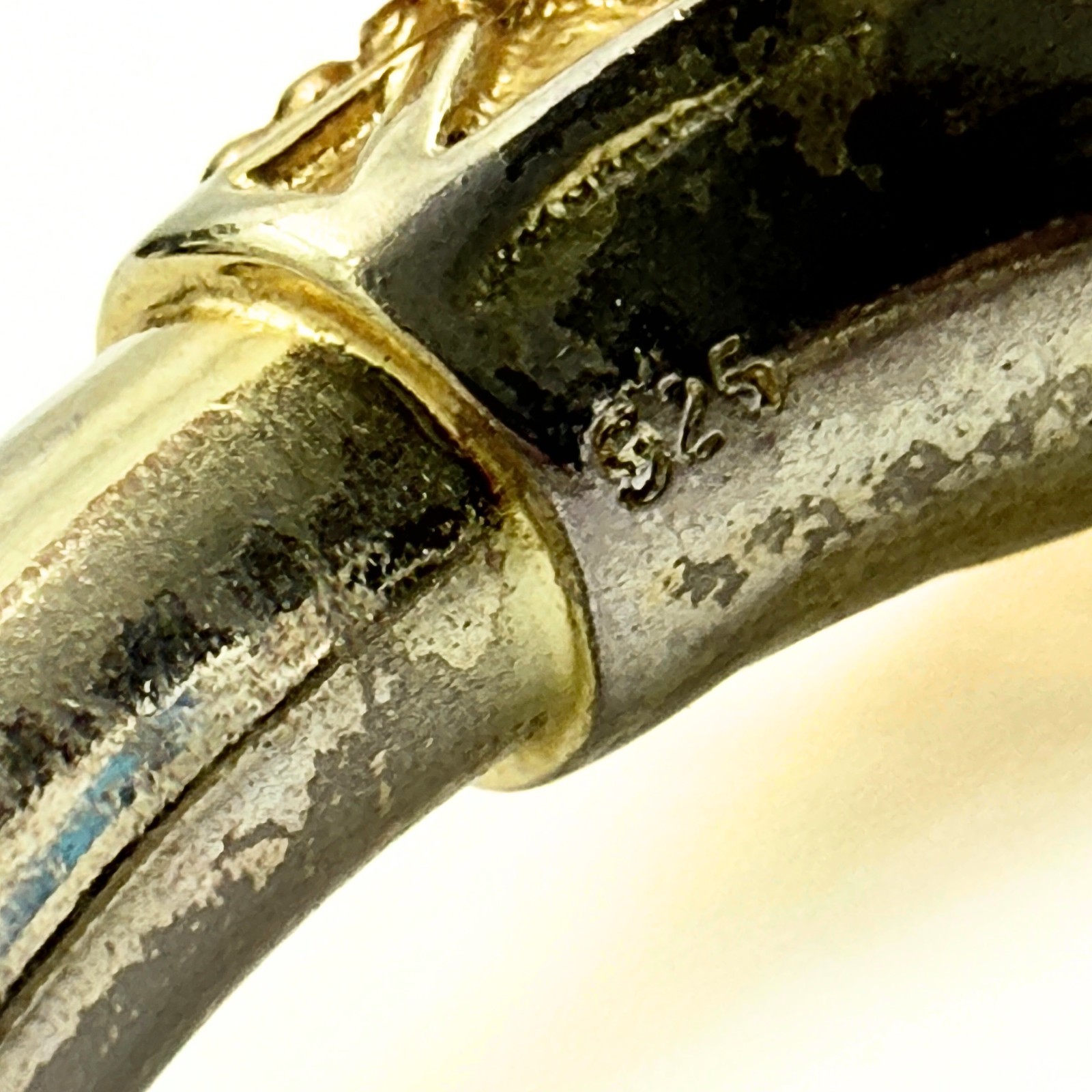 Charming Etruscan Revival Figural Dual Ram Head Alloy Magnetic Bracelet