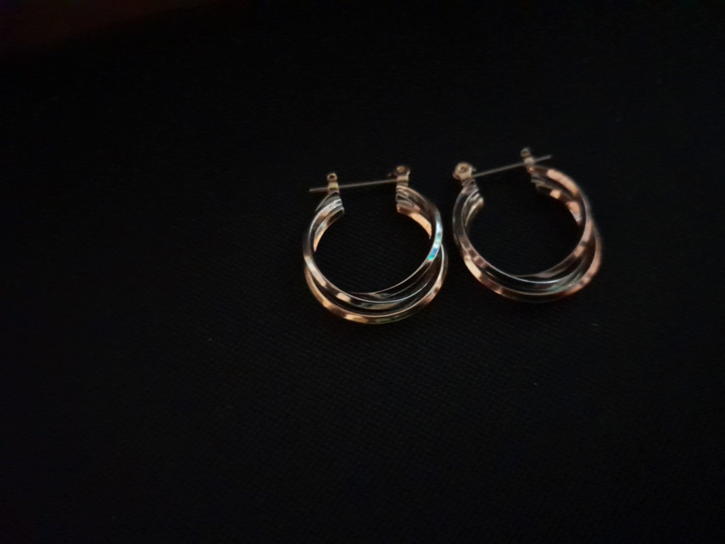 Beautiful Gold And Silver Multi Hoop Vintage Earring Elegance For Any Occasion