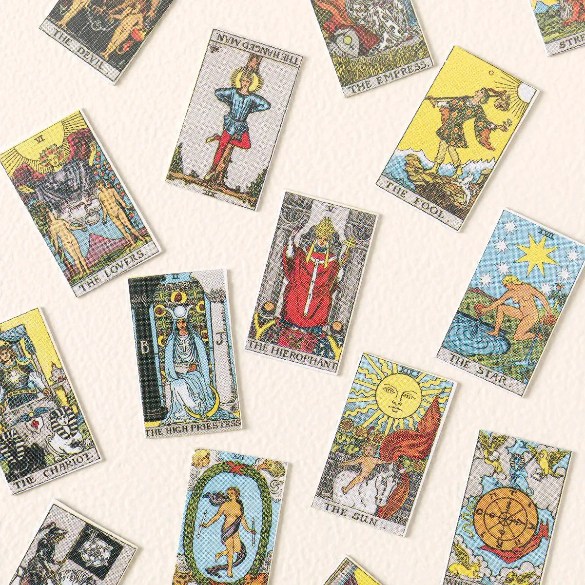 Tiny Tarot Deck Necklace