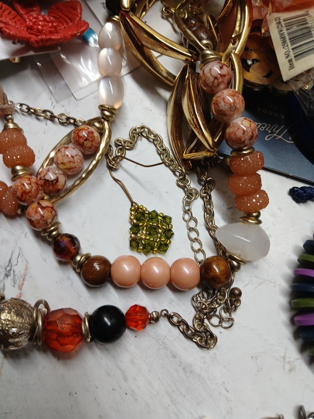 5Lbs Wearable Vintage Jewelry Huge lot Costume And More Unsearched Tangled