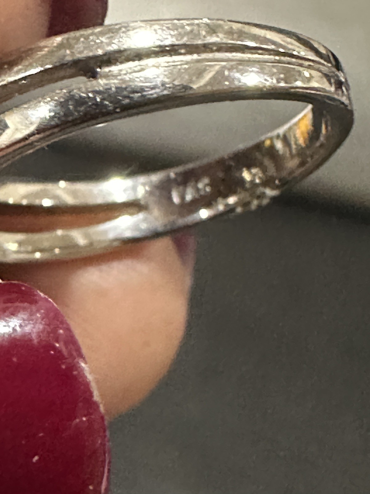 Pink Stone Halo Clear Rhinestone Statement Ring Silver Tone Sz 7.25