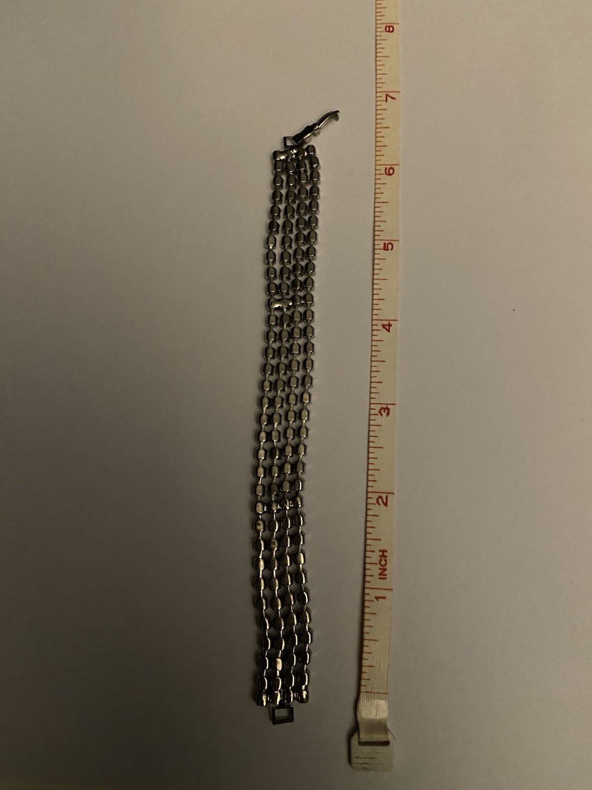 Rhinestone Pins And Bracelet Lot: Yes And No Pins; 5 Pieces Total