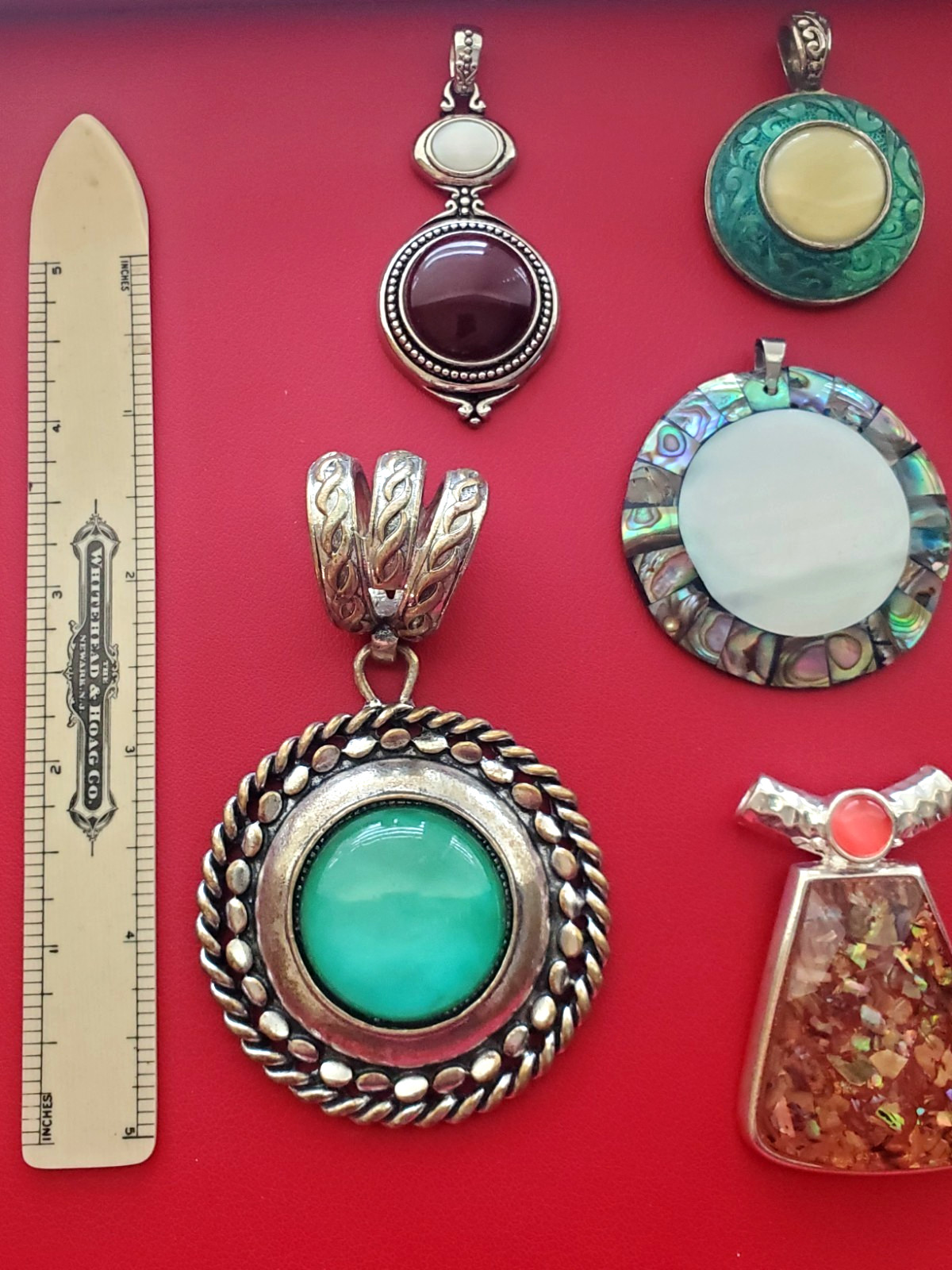 Vintage & Modern Large-Size Pendant Jewelry Lot Bohemian Style