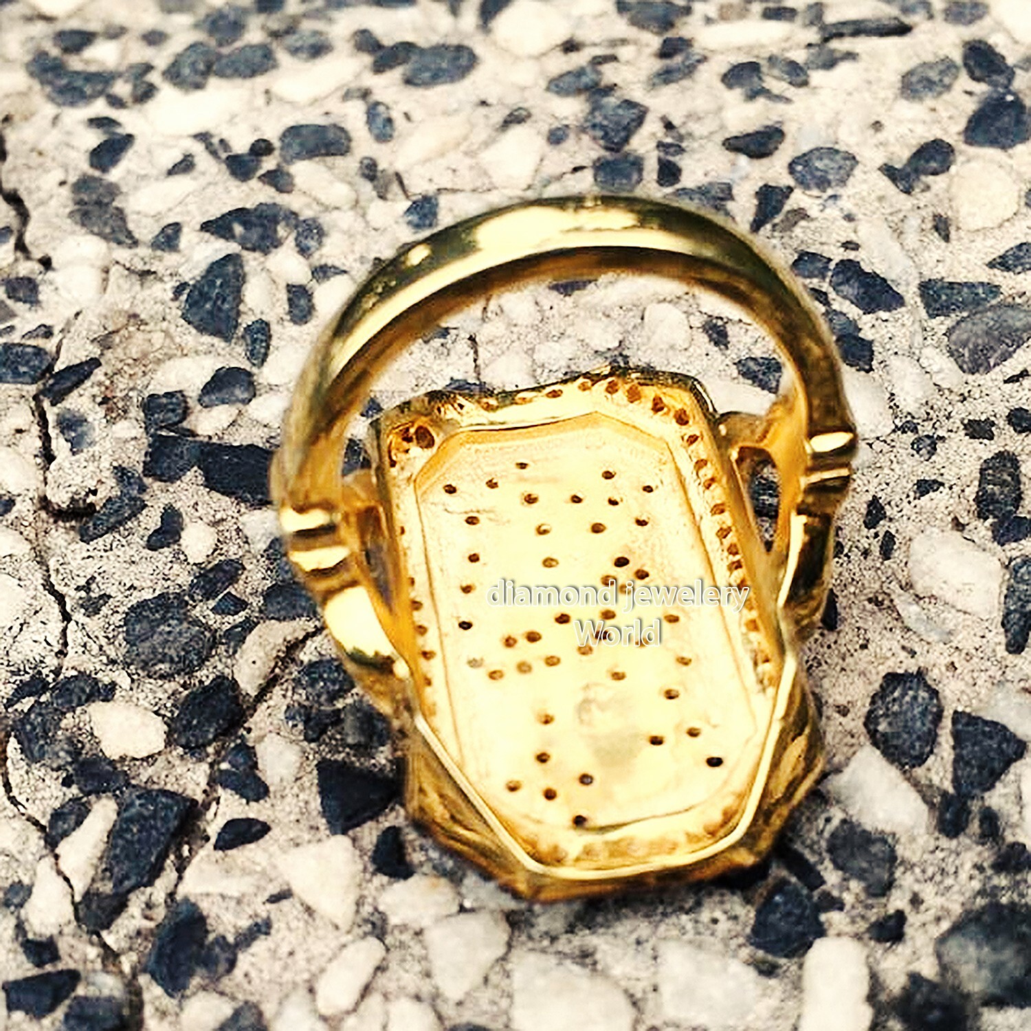 2.30ctw Genuine Old Mine Rose Cut Diamond Enamel Victorian Silver Ring Jewelry