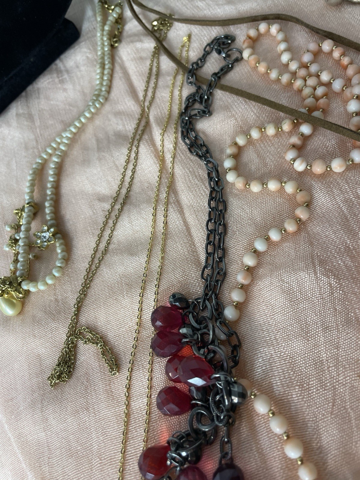 Lot Of Mixed Costume Jewelry See Pictures Details/Wear