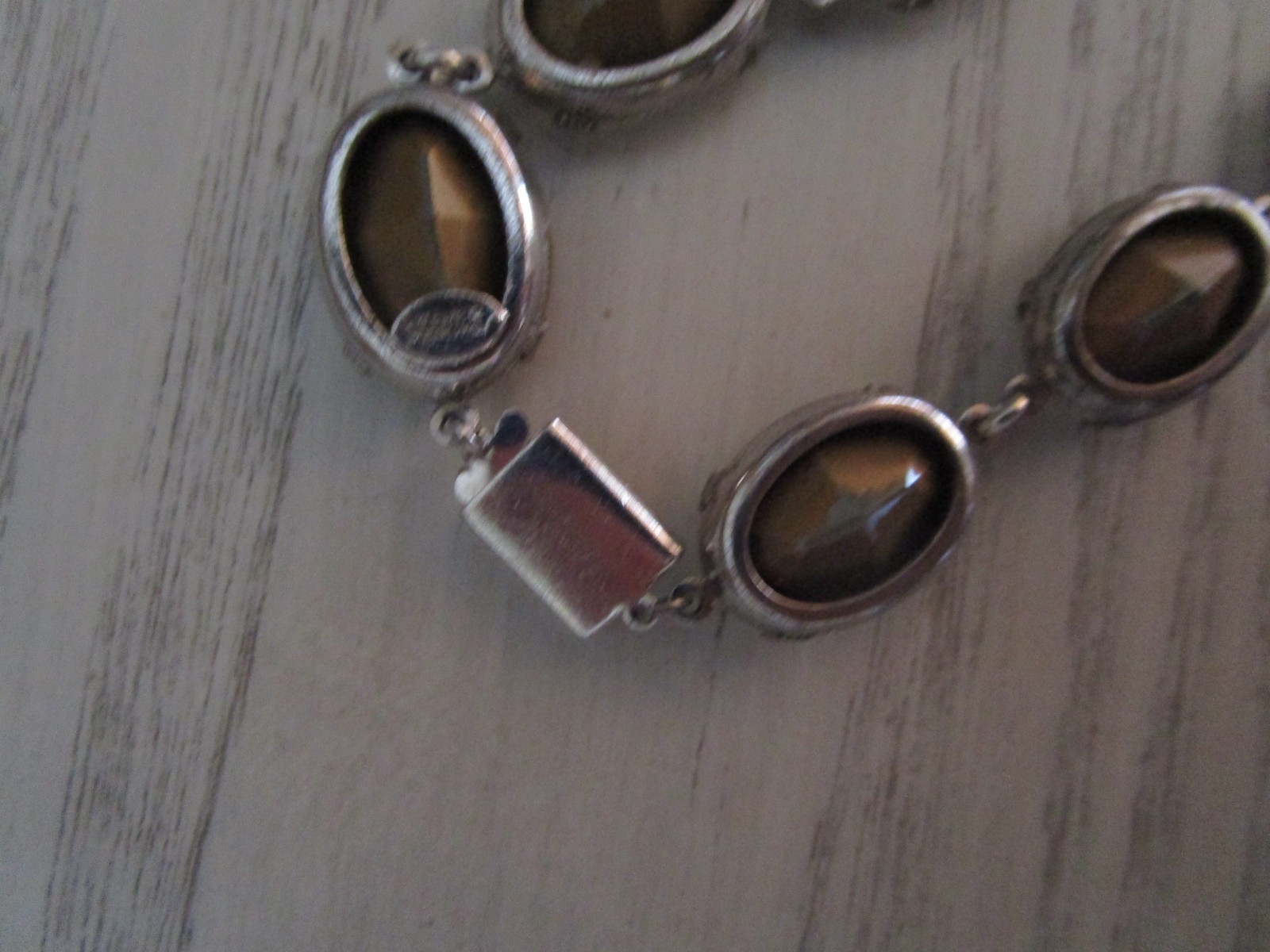VINTAGE GORGEOUS KRAMER STERLING CRYSTAL RHINESTONE 13″ NECKLACE