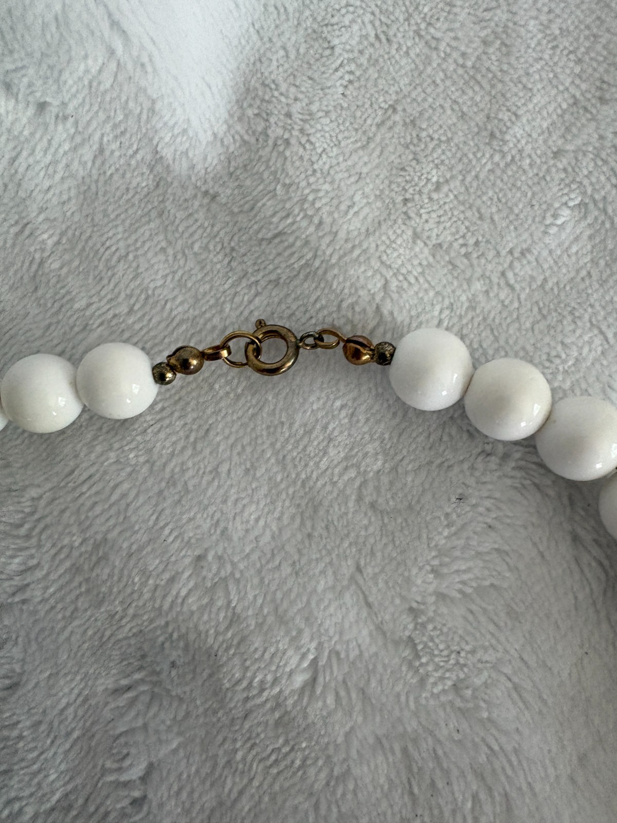 Vtg PATRIOTIC LUCITE Red, White, & Blue Beaded Necklaces & Earring Jewelry
