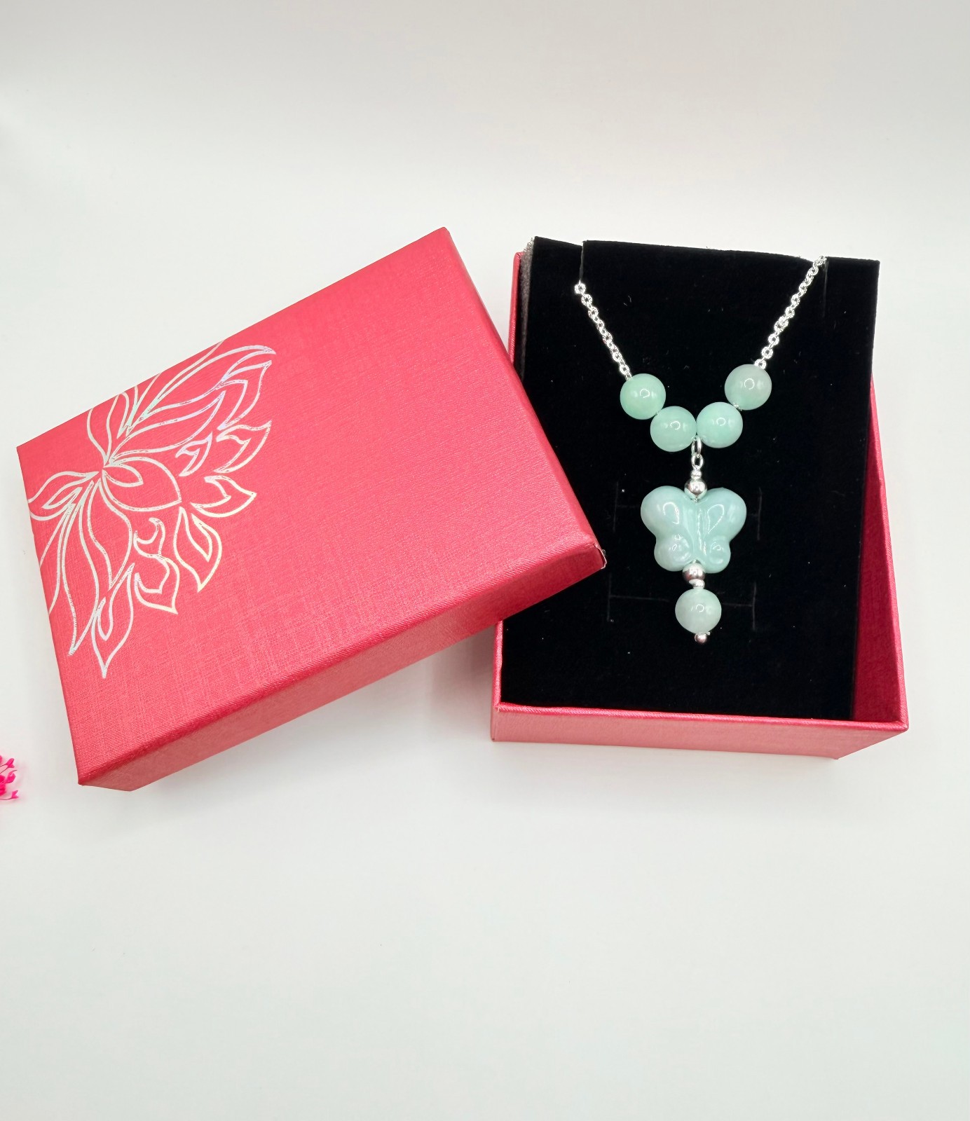 Jadeite Necklace, Jade Necklace, Authentic Jade, Natural Stone