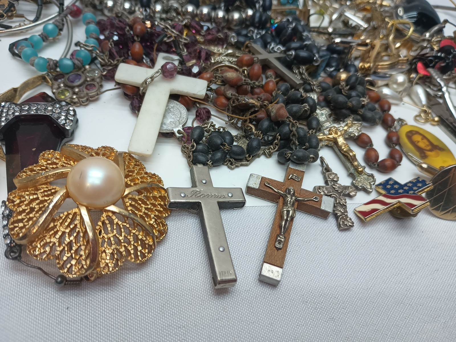 1 Lb REDESIGN/CRAFT FASHION/COSTUME JEWELRY LOT