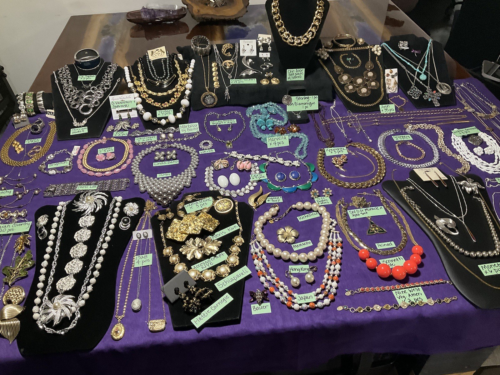 Vtg High End All Designer Signed Jewelry Lot 167 Pcs. All Wear Dior, Monet. ++