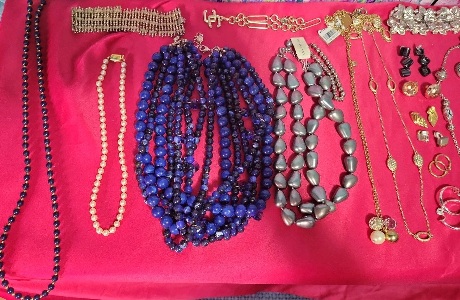 Jewelry Lot, Signed Pieces Trifari, Monet,j. Crew.