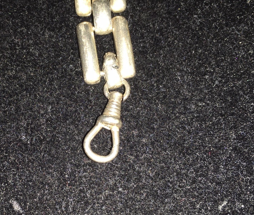Vintage 835 Silver Chunky Link Bracelet 7.5′ 20 grams Signed