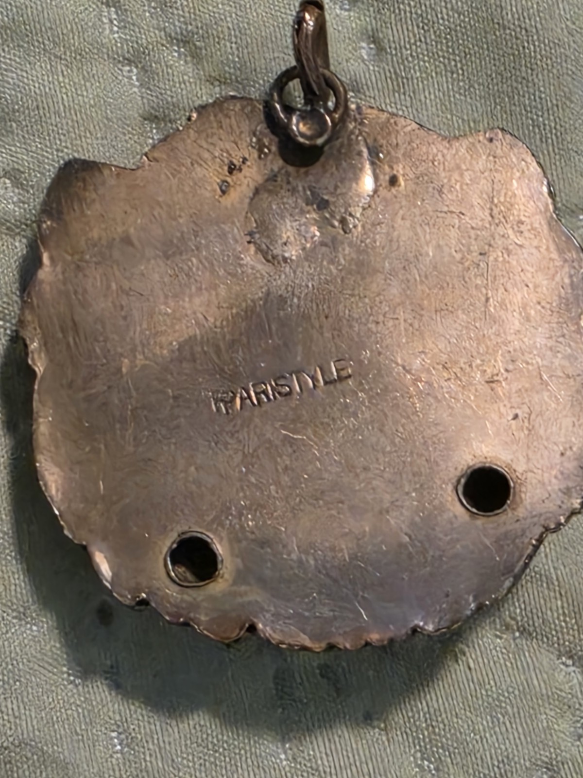 Antique Bronze Lion Head Pendant Paristyle