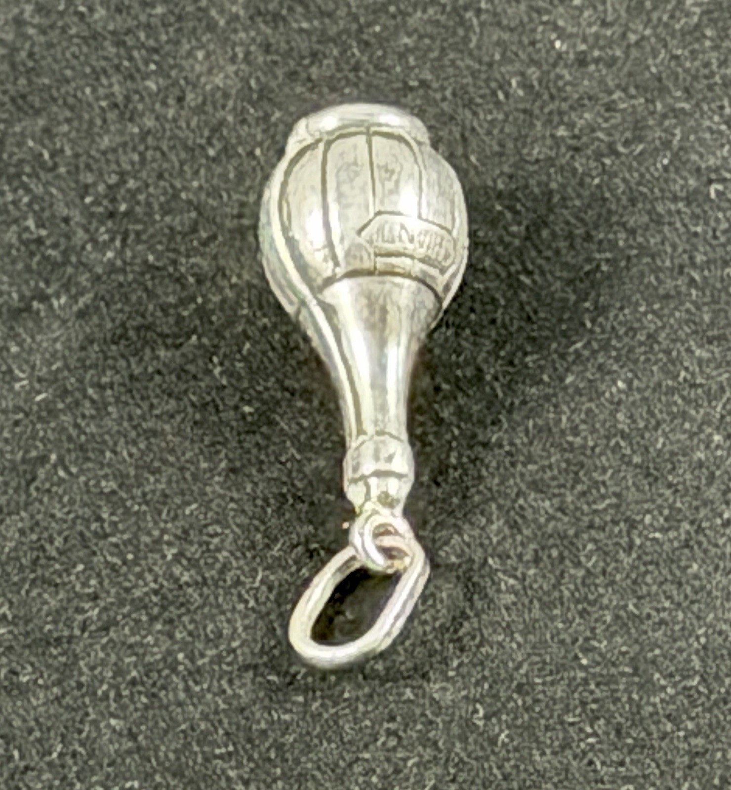 Chianti Bottle Vintage Italian Silver Charm, Pre-owned