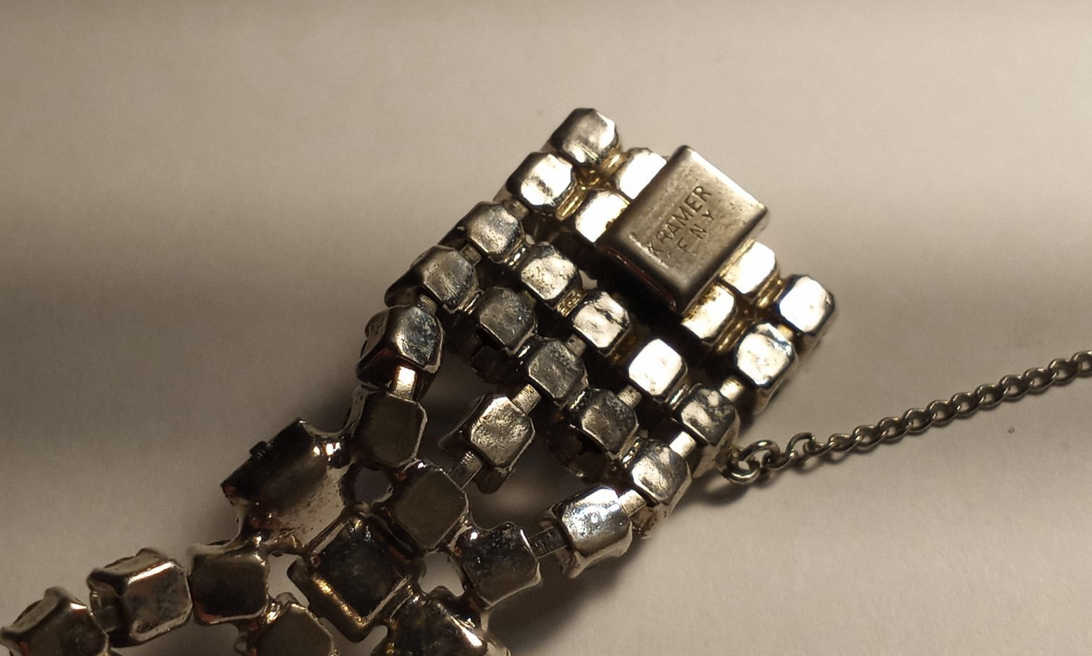 Vintage Kramer, NY Rhinestone Bracelet