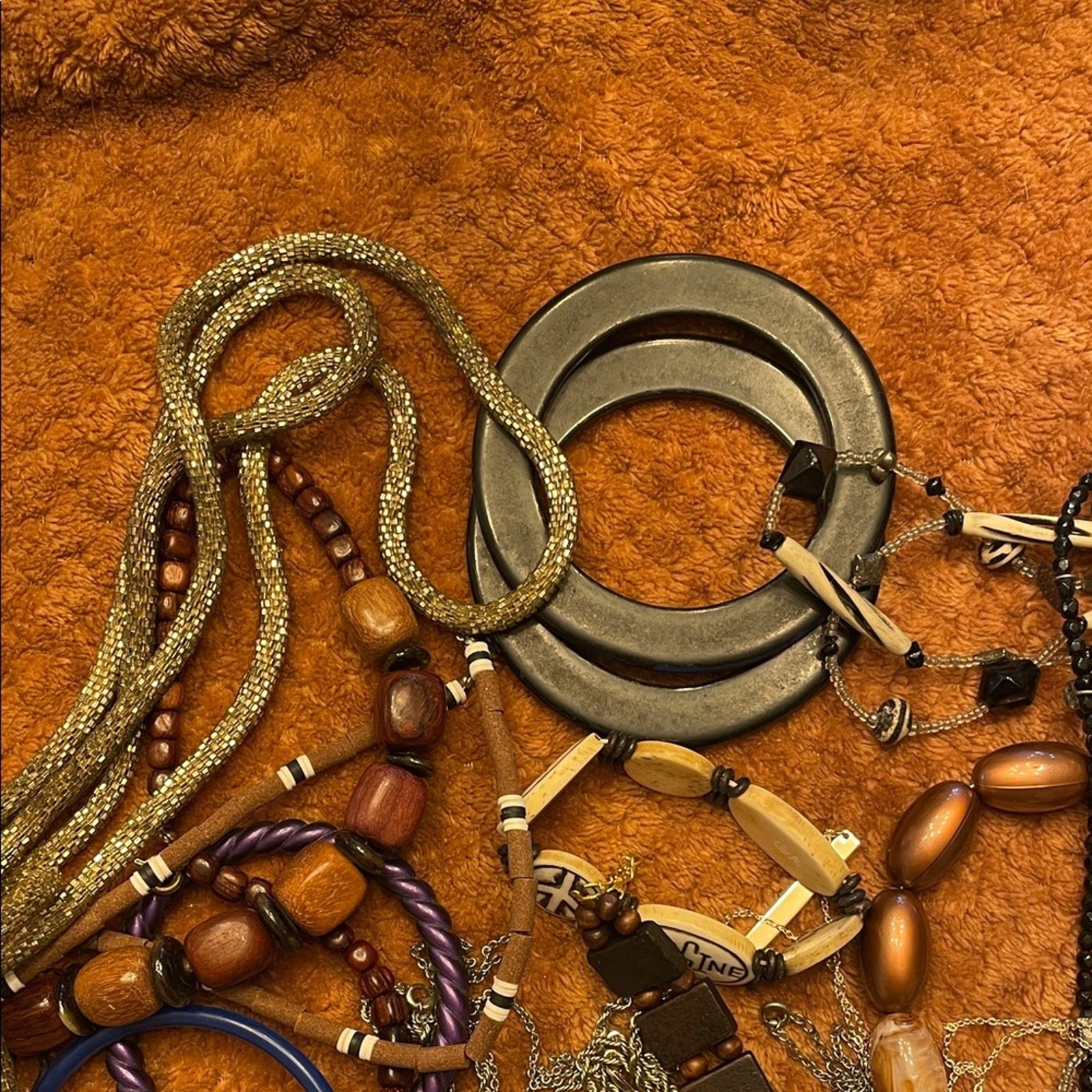 Crafting Lot B 1.5lbs multiple beads and metals