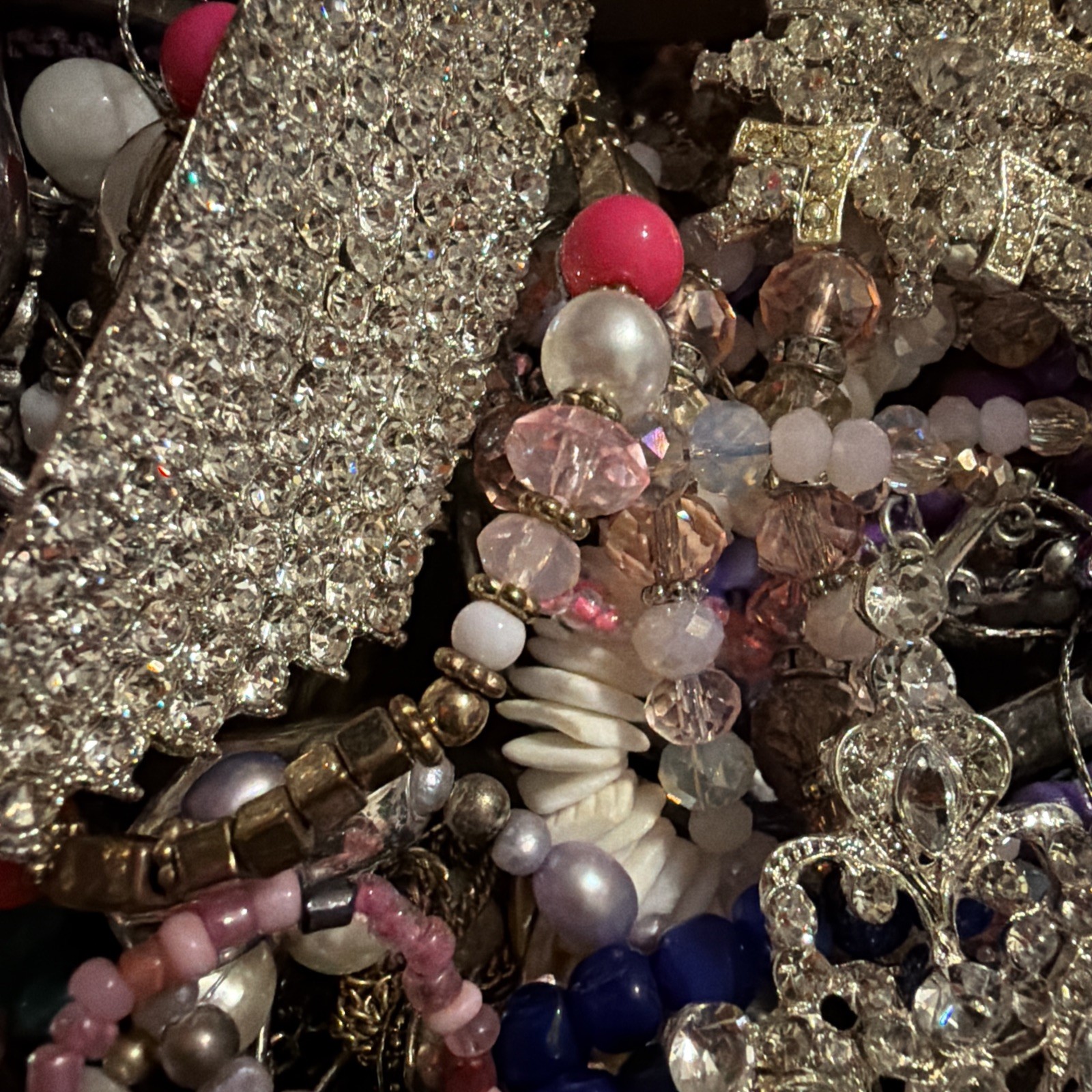 Vintage to Now Jewelry Lot, All Wearable Untested. No Broken. Box A8