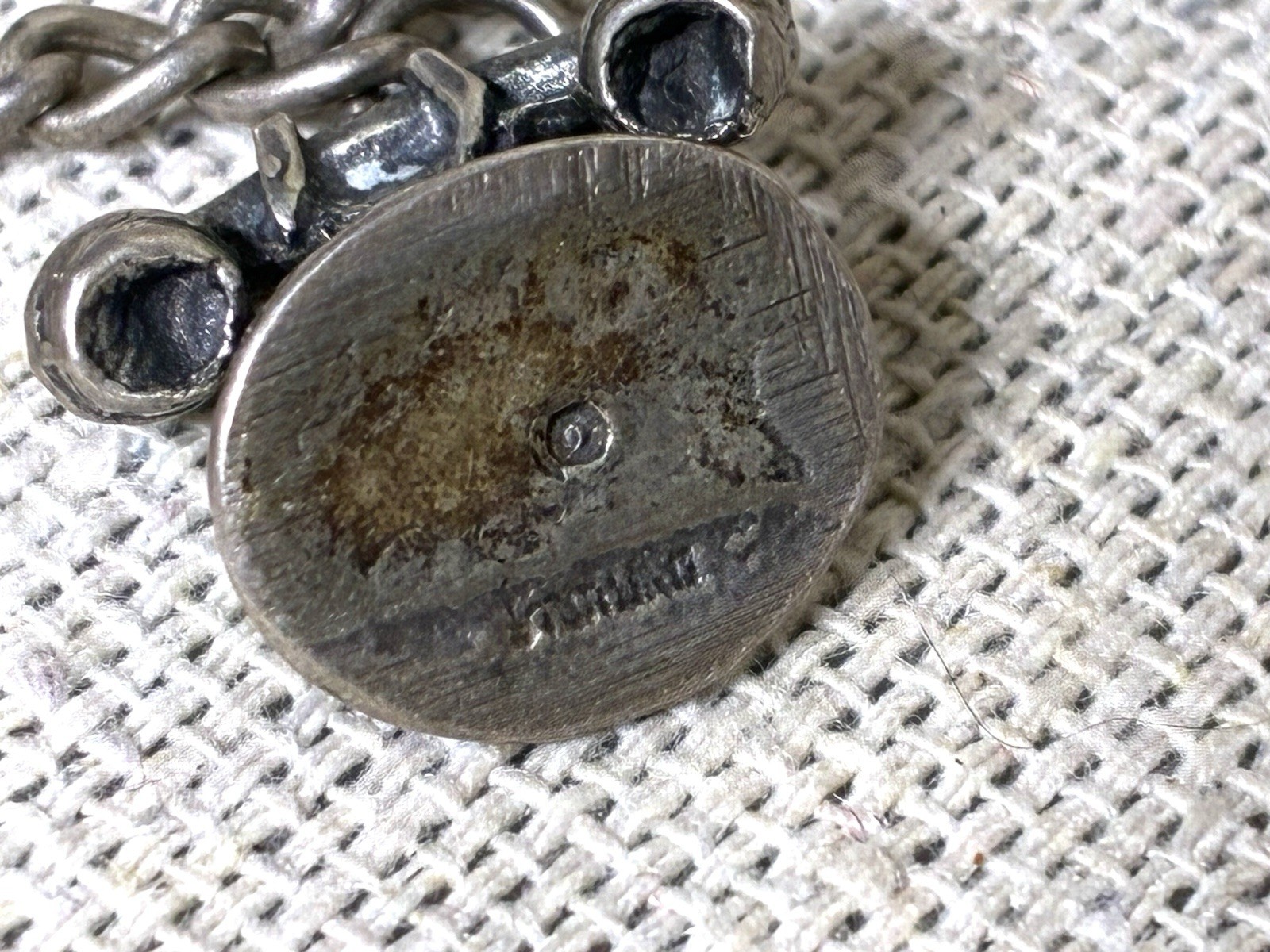 Vintage Sterling Silver Charm Bracelet Western Travel Charms 22g