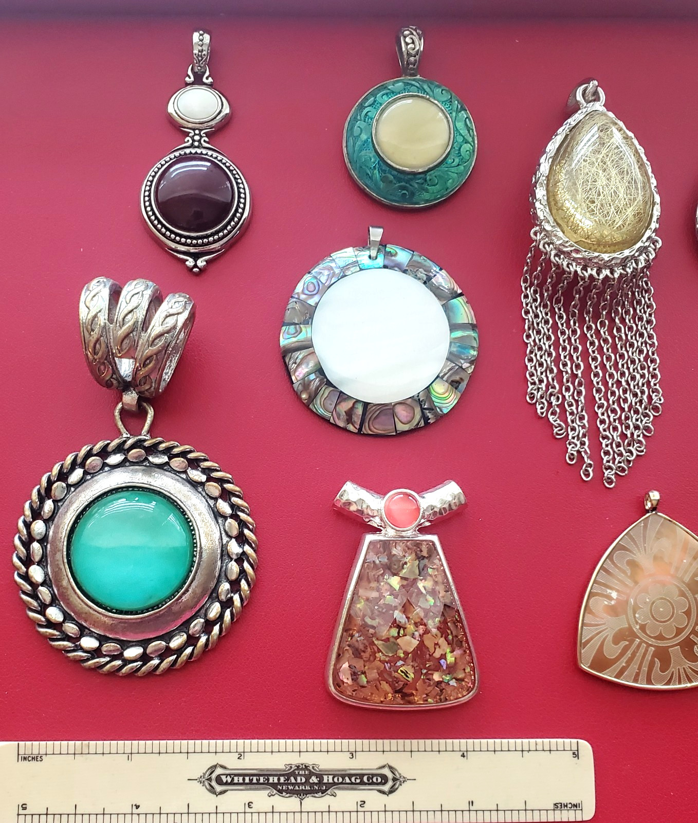 Vintage & Modern Large-Size Pendant Jewelry Lot Bohemian Style