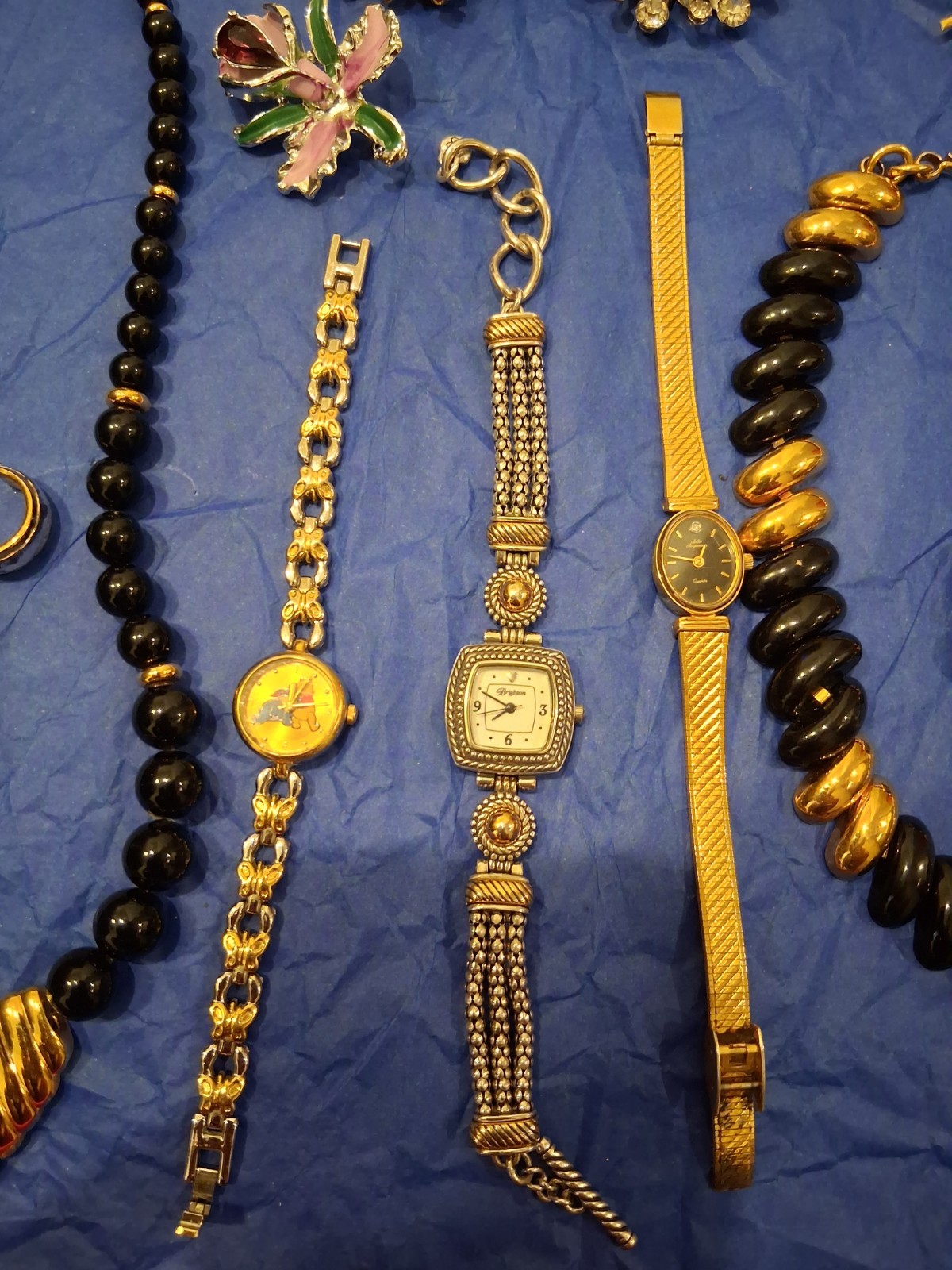 Vintage Jewelry. Monet, Napier, Coro, Givenchy, Joan Rivers, Ora, Bulova, Etc