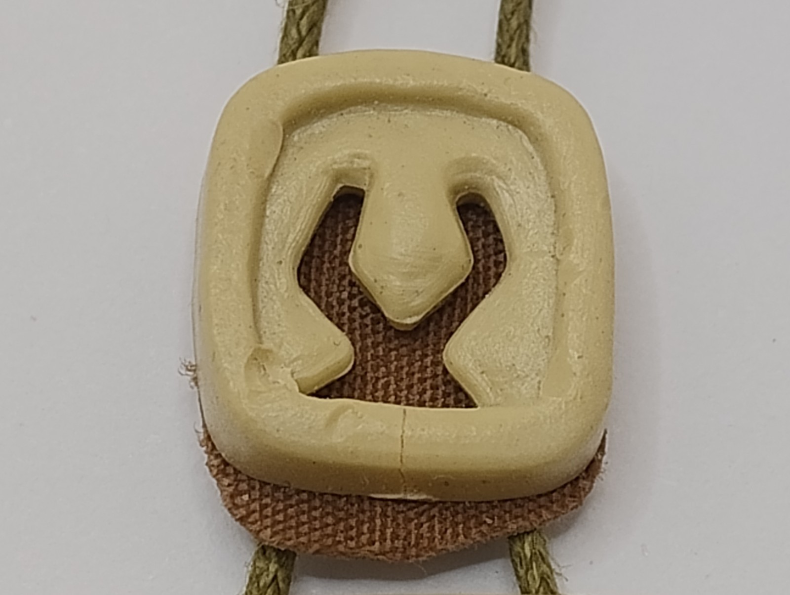 Soviet Vintage Kids Amulet Pendant Adjustable 70s 80s Plastic Bolo Tie USSR Rare