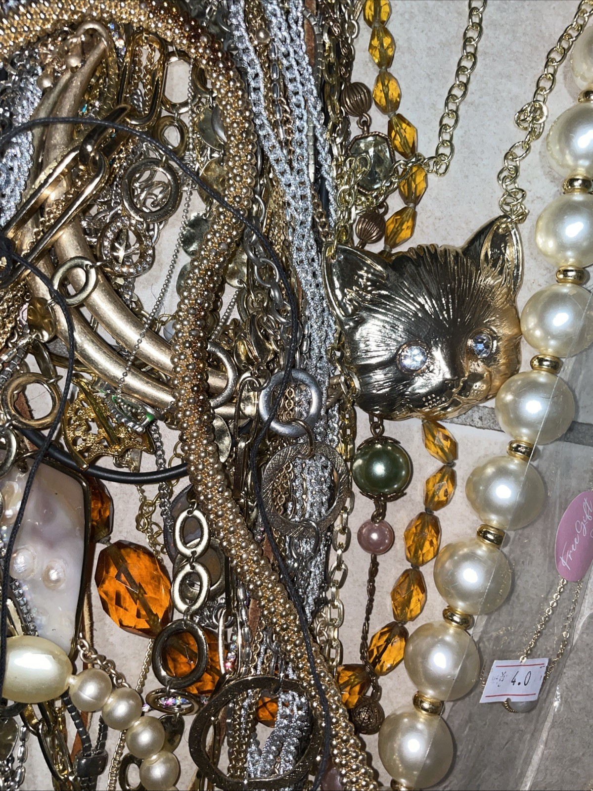 vintage necklace lot See Pictures