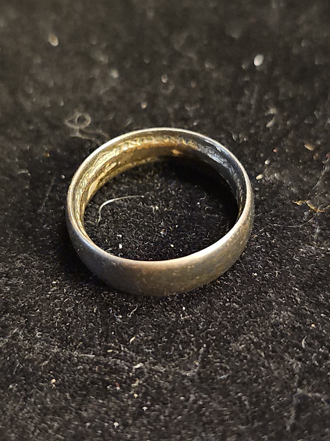 Vintage Silver Shilling Ring 1928 King George V Great Britain