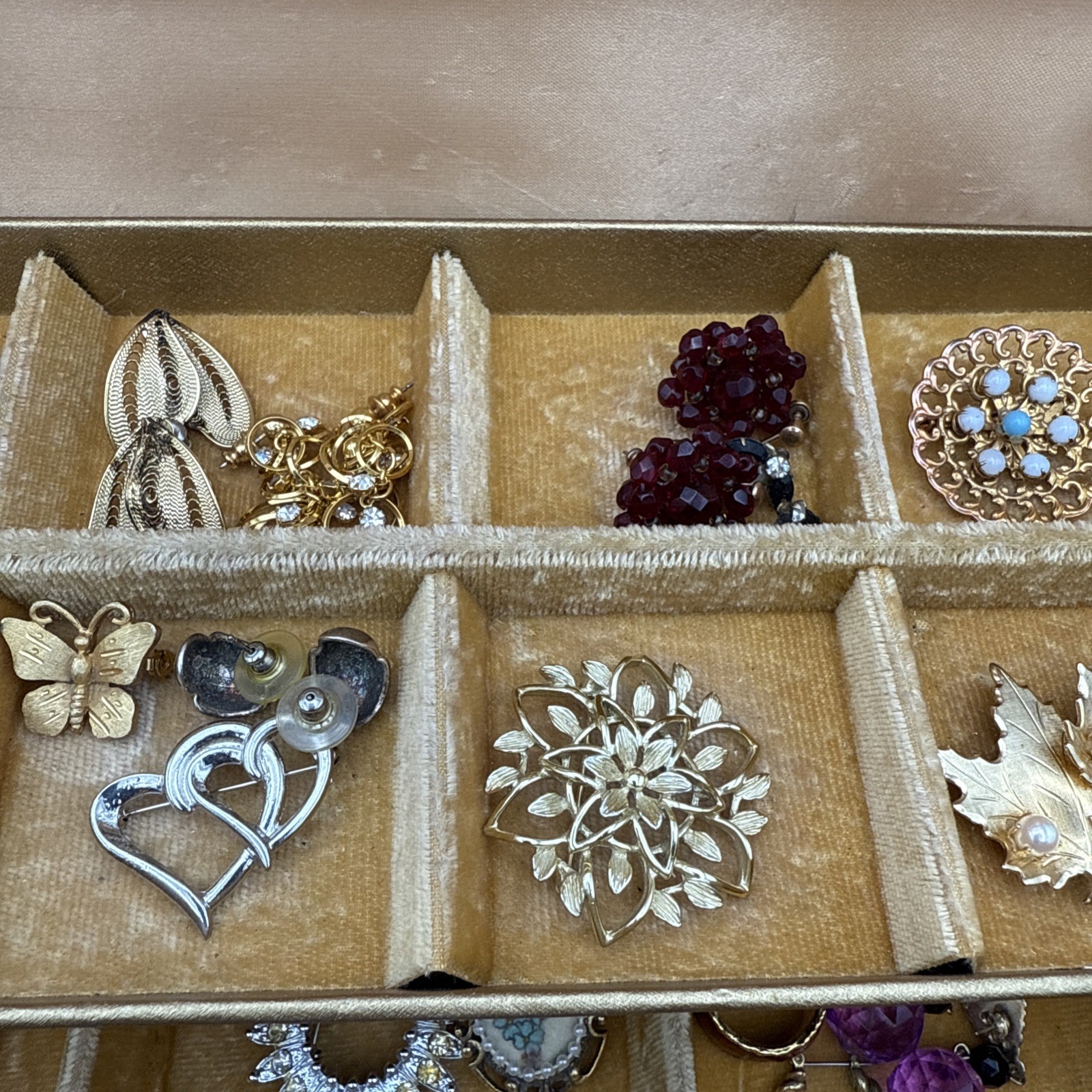 Massive Lady Buxton Filled With Vintage Jewelry READ