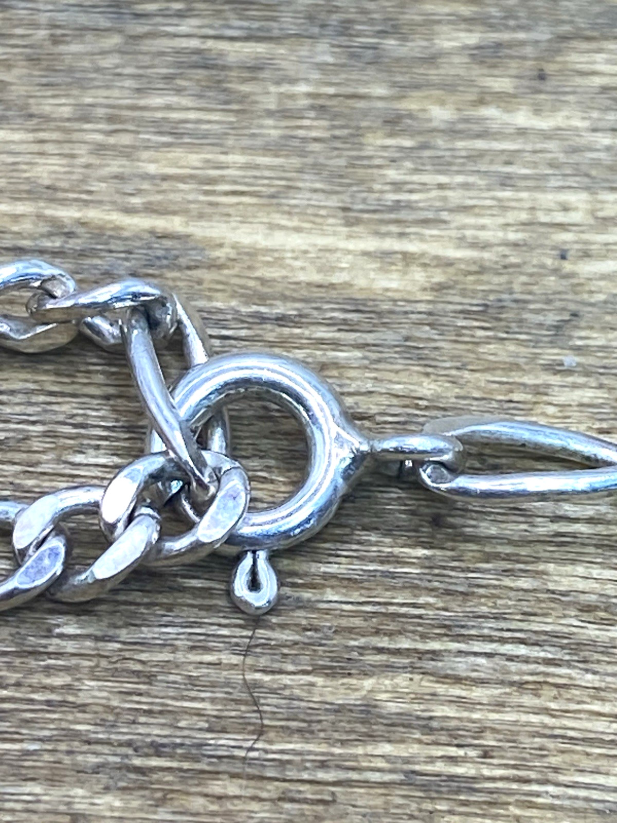 Vintage William Sherwin (WS) Signed Modernist Sterling Silver Necklace 20”