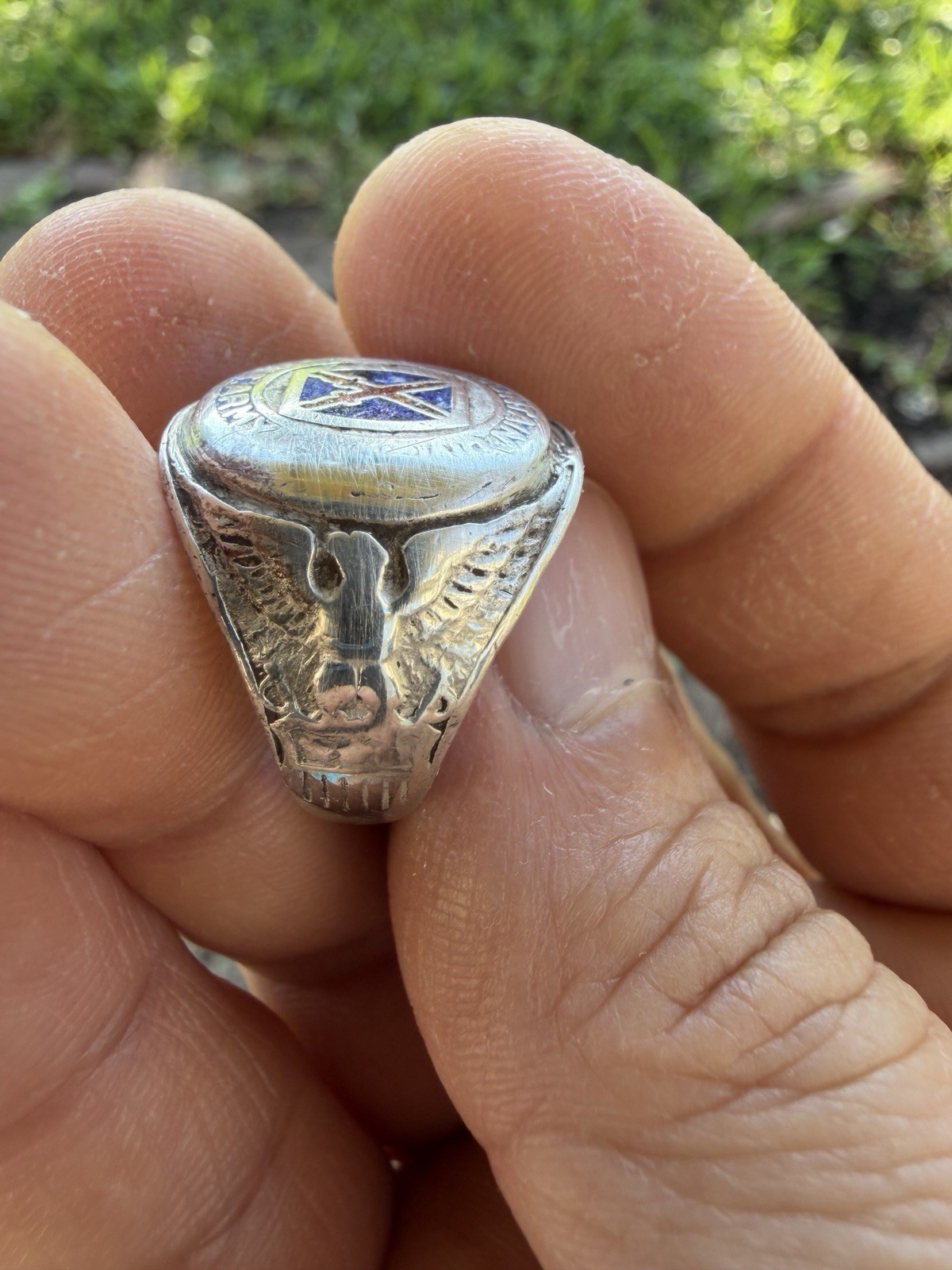 Vintage Military Army Class Ring