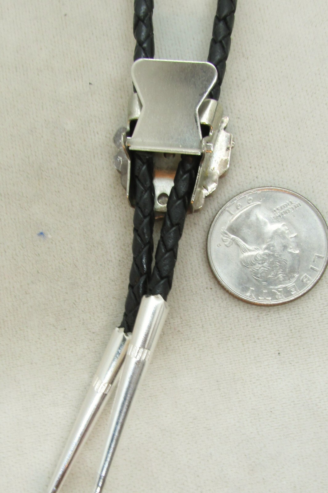 VINTAGE SOUTHWEST N A THUNDERBIRD BOLO TIE STERLING
