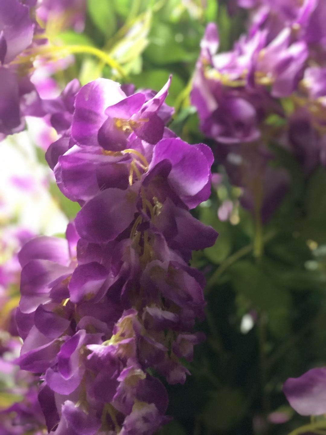 Stunning 5ft Pre-Potted Artificial Wisteria Tree with Realistic Flowers
