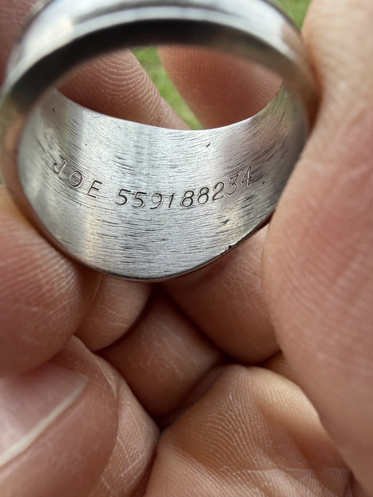 Vintage Military Us Army Returned Class Ring ( 10.4% Palladium)