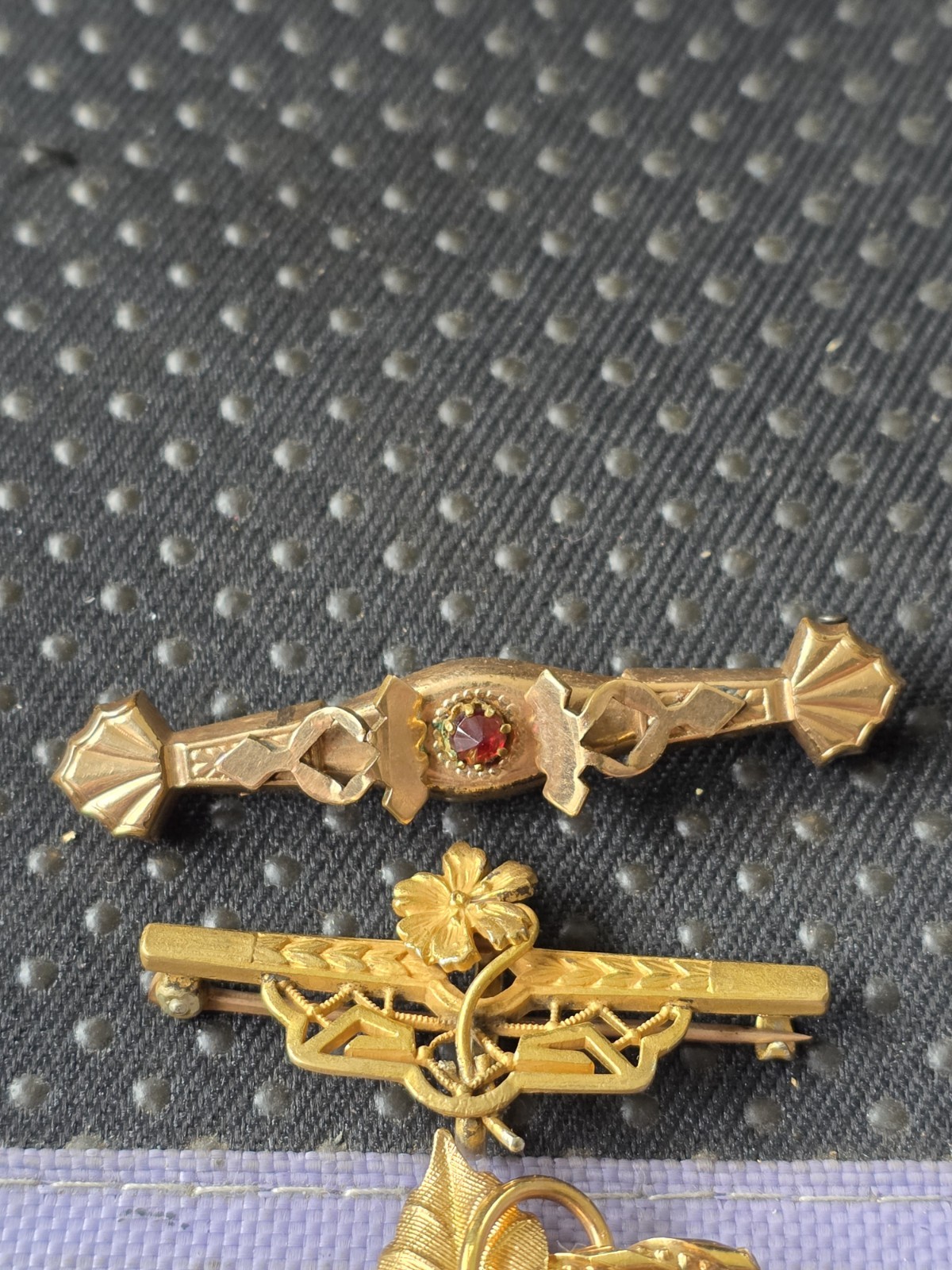Victorian Gold Filled Brooches Lot Of 3 In Pre Owned Condition #H