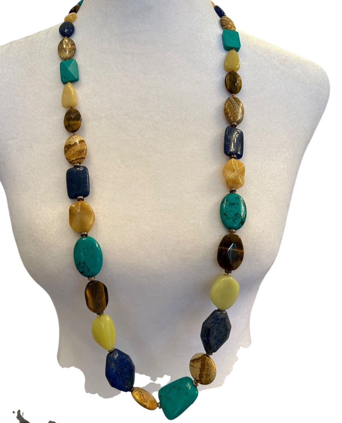 Vintage Multicolor Beaded Necklace Women’s jewelry Great condition#boho#hippie#