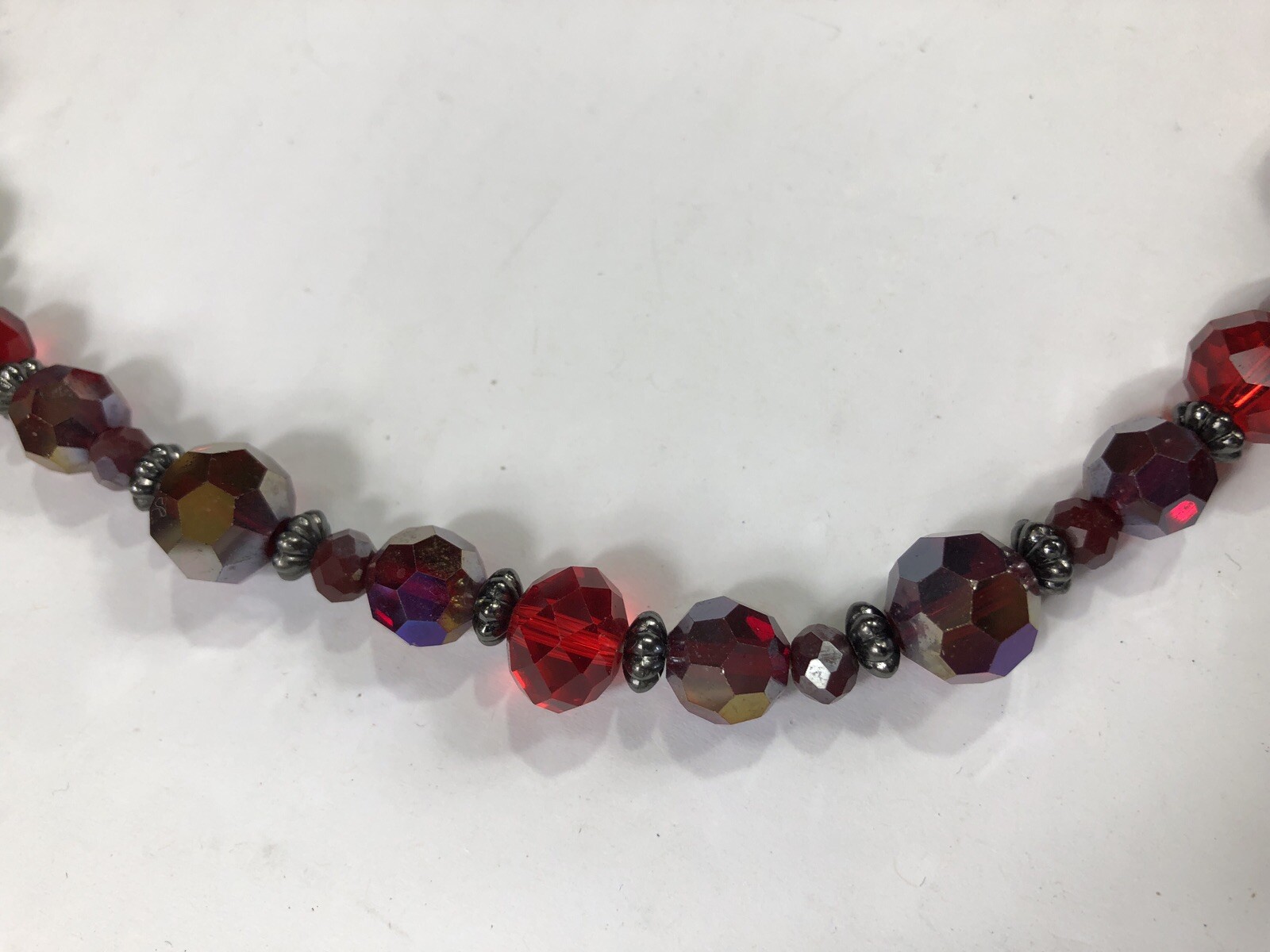 Liz Claiborne Necklace Faceted Beaded 18 in to 20 in Length – Vintage