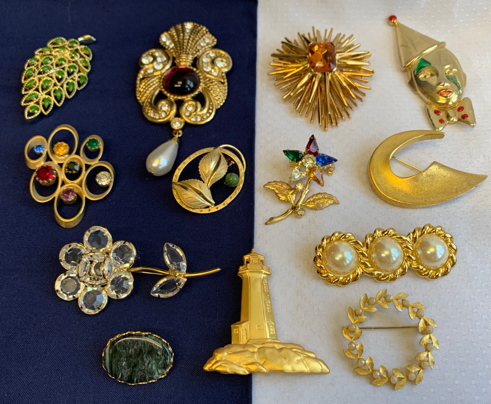 Vtg Brooch Lot Jeff Lieb Premier Designs Gerrys Jonette Jewelry Scatter Pins