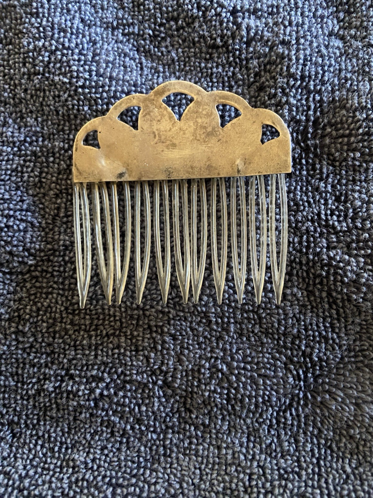 Martels Vintage Sterling Silver Hair Comb for Women